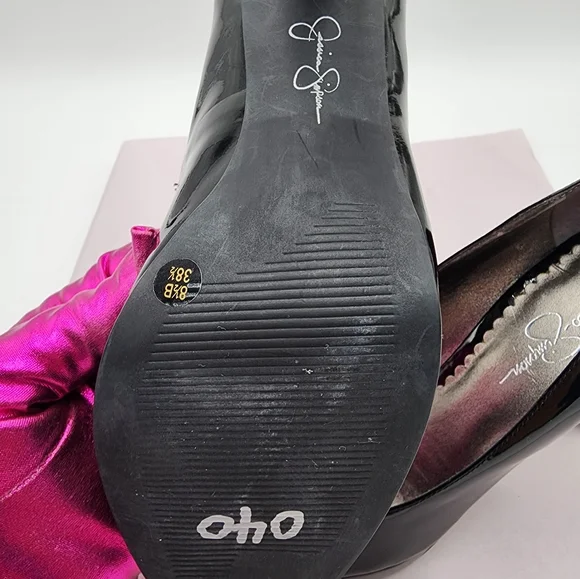 Jessica Simpson Patent Leather Platform Heel Size 8.5 - Picture 5 of 14